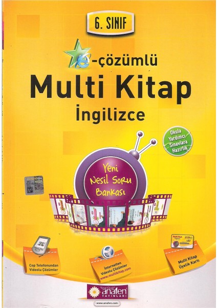 6. Sınıf Ingilizce Multi Kitap E-Çözümlü Soru Bankası