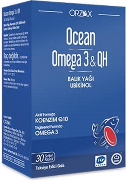 Ocean Plus Omega 3 & Qh 30 Kapsül