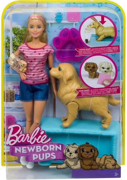 Bebek Anne Köpek ve Yenidoğan Yavruları Oyun Seti FDD43