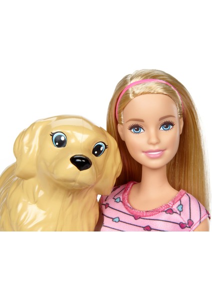 Bebek Anne Köpek ve Yenidoğan Yavruları Oyun Seti FDD43