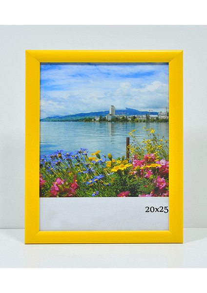 Kişiye Özel Resim Çerçevesi 20 x 25 cm Sarı