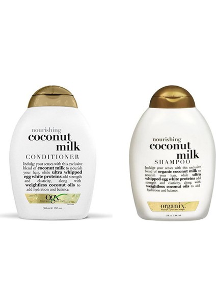 Coconut Milk Şampuan 385 ml +Saç Kremi 385 ml