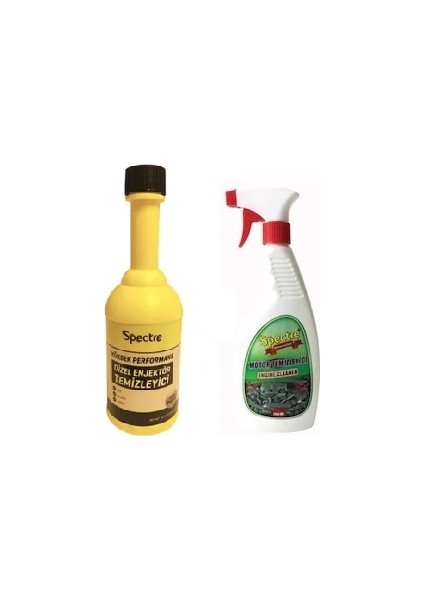 Dizel Katkı ve Enjektör Temizleyici 300ML + Spectre Motor Temizleyici