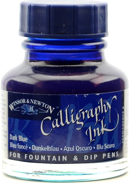 Calligraphy Ink Kaligrafi Mürekkebi 30 ml. 222 Dark Blue