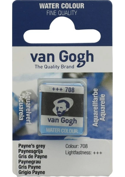 Van Gogh 1/2 Tablet Sulu Boya 708 Payne's Grey