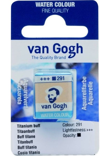 Van Gogh 1/2 Tablet Sulu Boya 291 Titanium Buff