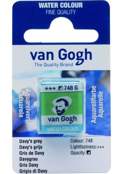 Van Gogh 1/2 Tablet Sulu Boya 748 Davy's Grey