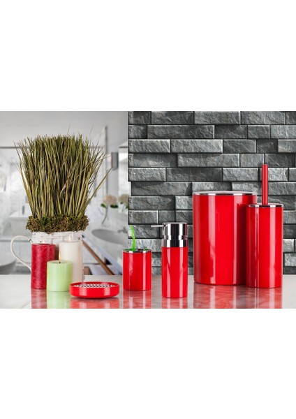 Lenox 5'li Banyo Seti Kırmızı
