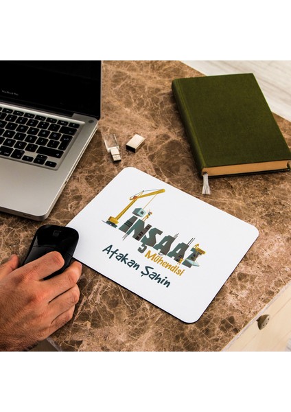 Inşaat Mühendislerine Hediye Kişiye Özel Mousepad