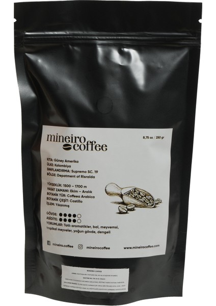 Kolombiya Sofia Supremo Filtre Kahve 250 gr. French Press fiyatları