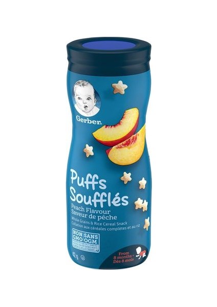 Puffs Sağlıklı Snack Atıştırmalık - Peach