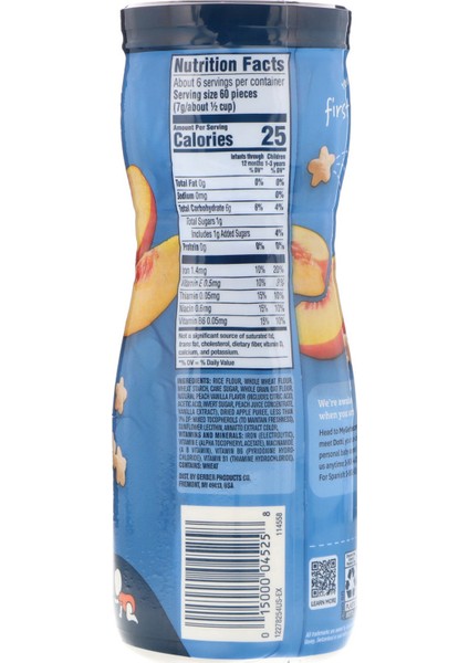 Puffs Sağlıklı Snack Atıştırmalık - Peach modelleri