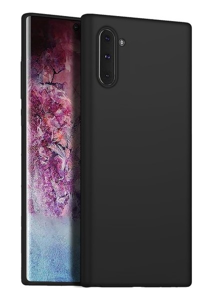 Samsung Galaxy Note 10 Soft TPU Priming Kılıf + Nano Ekran Koruyucu Siyah