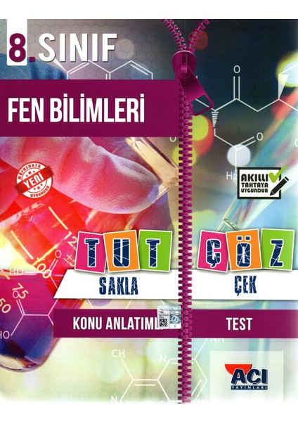8. Sınıf Fen Bilimleri Tut Sakla Çek Çöz