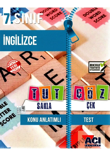 Açı Yayınları 7. Sınıf İngilizce Tut Sakla Çek Çöz