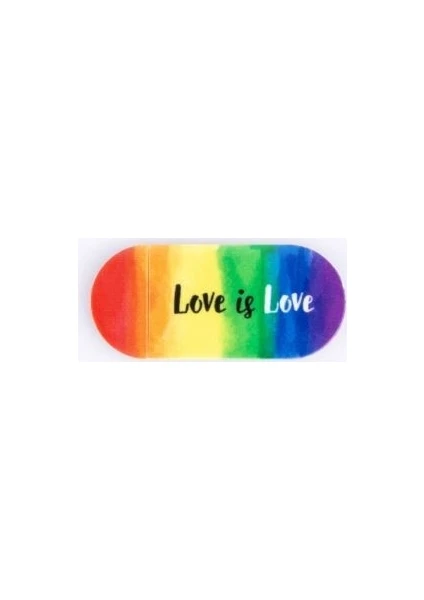 Kamera Kapatıcı Love Is Love Gökkuşağı