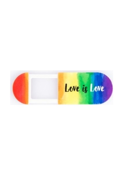 Kamera Kapatıcı Love Is Love Gökkuşağı