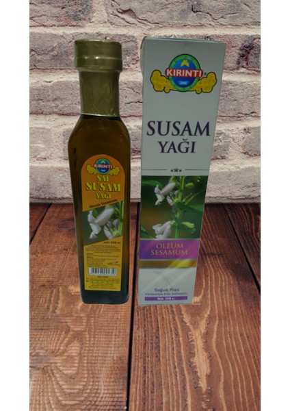 Soğuk Sıkım Susam Yağı 250 ml