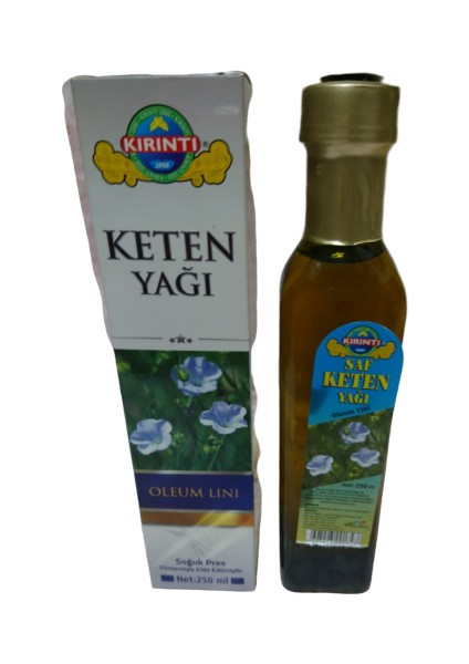 Soğuk Sıkım Keten Tohumu Yağı 250 ml