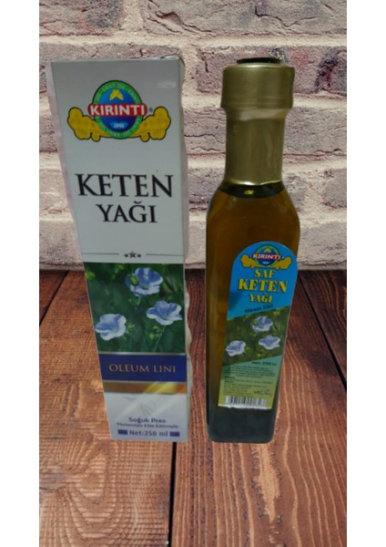 Soğuk Sıkım Keten Tohumu Yağı 250 ml