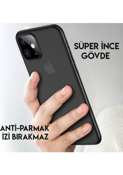 WIAPIPH65S-A01 Wing Case Apple iPhone 11 Pro Max Ultra İnce Mat Kılıf Siyah