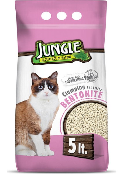 Bentonit Natural Kedi Kumu 5 Lt