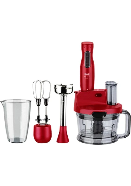 Mr Chef Quadro Kırmızı 1000 W Blender Seti