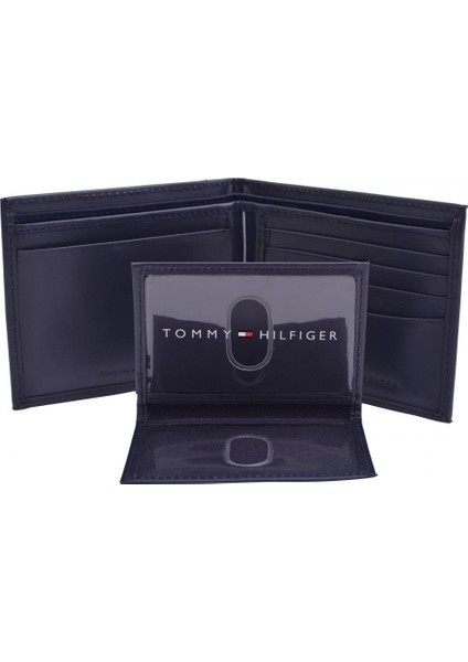 Tommy Hilfiger Erkek Cüzdan 31Tl22X063-Navy