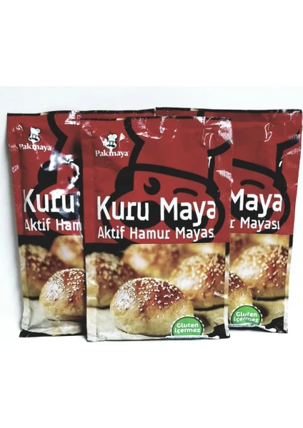 Aktif Kuru Hamur Mayası 100 gr  3'lü