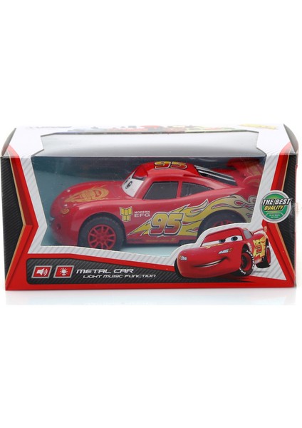 Cars Şimşek Mcqueen Çek Bırak Metal Araba