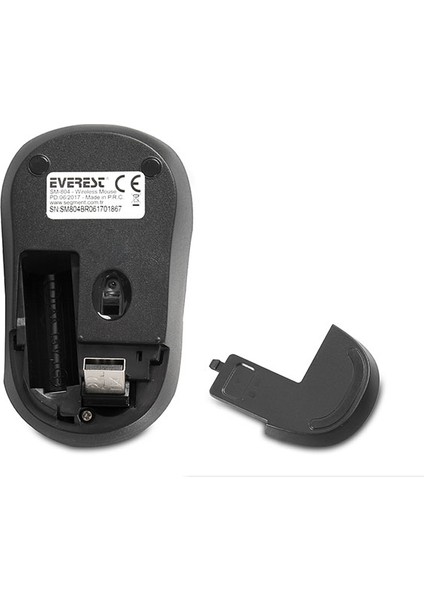 Sm-804 Usb Siyah/Beyaz 800/1200/1600Dpi Kablosuz Mouse