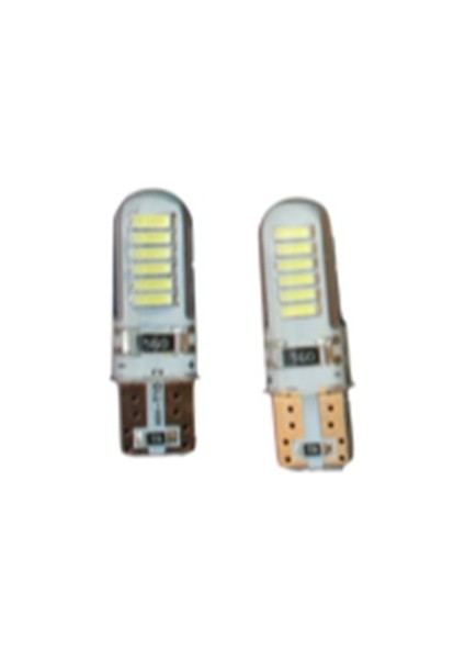 12Cob Led Beyaz 4508044 12V Led Ampul T10 12Cob Led Beyaz