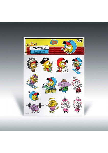 Kral Şakir Dövme 13 Adet Figür Kral Şakir Tattoo