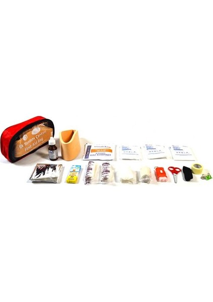 Kalıp İlk Yardım seti Ecza Çantası Boyunluklu IY-068 Eagle Bez