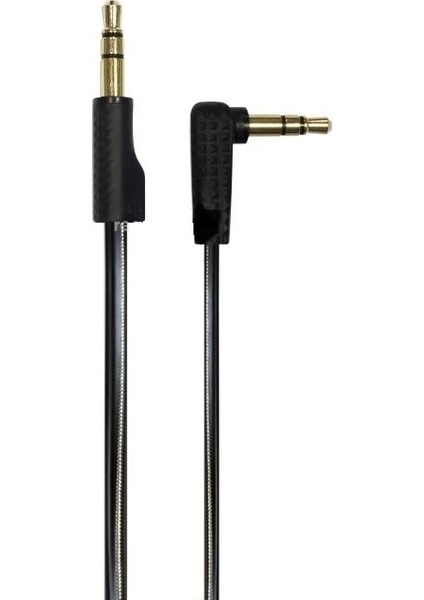 Aux ve Kulaklık Kablosu (3.5mm Jak) - Siyah