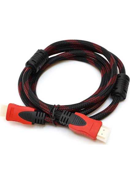 4K 3D Örgülü Flat HDMI Kablo 1.5 mt