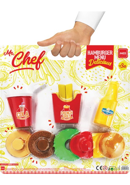 Mr. Chef Hamburger Menü Vakumlu - Kartela 3294