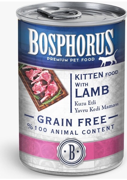 Tahılsız Kuzulu Yavru Kedi Maması