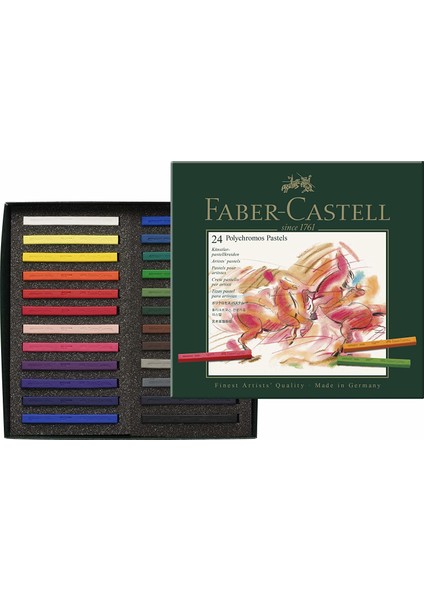 Polychromos Pastel Boya 24 Renk (Karton Kutu)