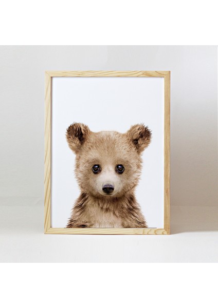 Baby Animals Ahşap Çerçeve - Yavru Ayı