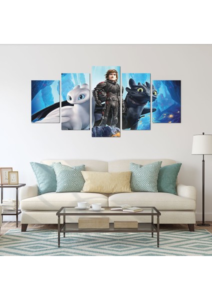 How To Train Your Dragon Parçalı Tablosu