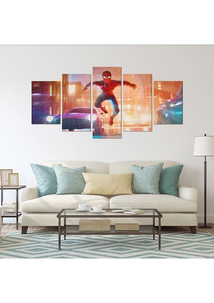 Spiderman Spider Verse Parçalı Tablosu fiyatları