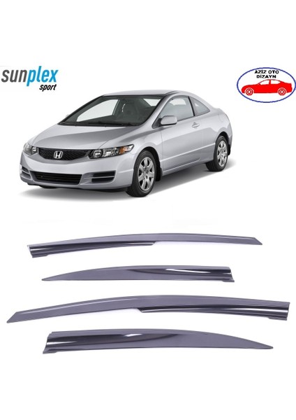 Honda Civic 2001-2006 Sport Style Cam Rüzgarlığı fiyatları