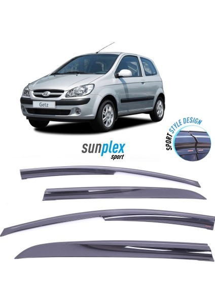 Hyundai Getz 2002-2011 Sport Style Cam Rüzgarlığı fiyatları
