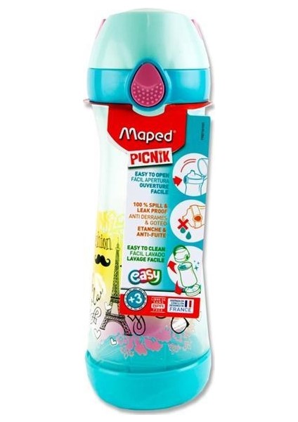 Picnik Paris Moda 580 ml Su Matarası