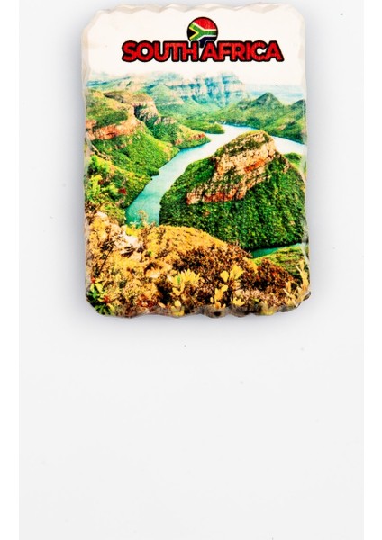 Güney Afrika Temalı Kırık Magnet