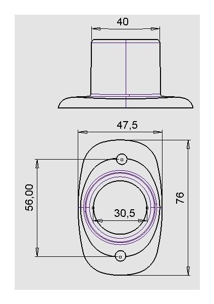 Oval Boru Flanşı