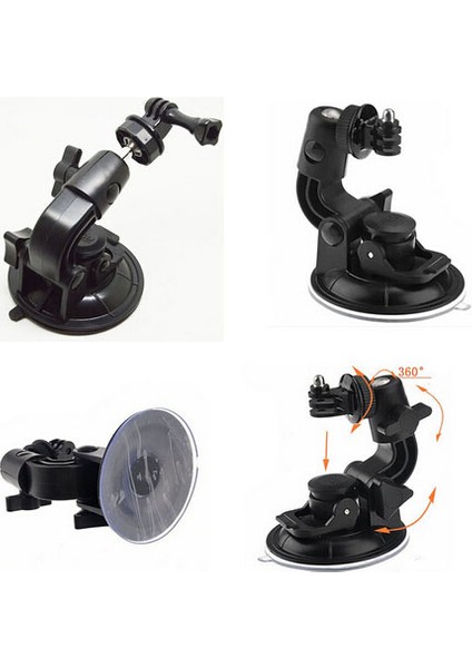 Tüm Aksiyon Kameralara Uyumlu Büyük Boy (9cm) Vantuz Vakum Aparatı indirimleri