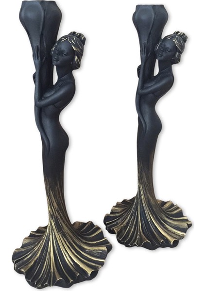 Polyester Tekli Kız Şamdan 026