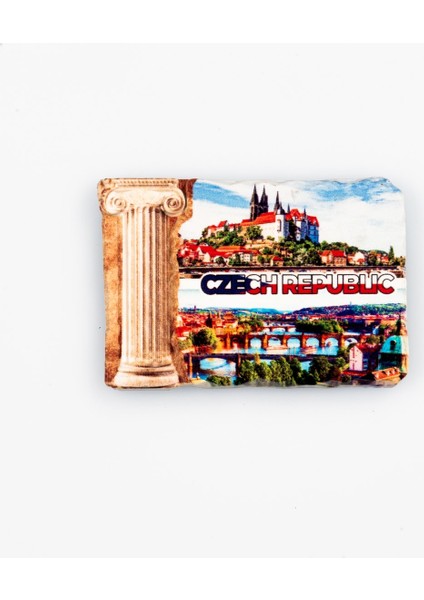Çek Cumhuriyeti Temalı Sütun Magnet